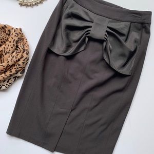 Rachel Roy Bow Back Pencil Skirt
